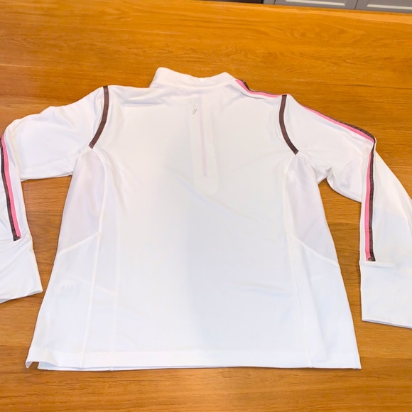 TAIL TECK~Size 14 ~Quarter Zip Long Sleeve Top Performance Jersey ~Shirt - Picture 10 of 12